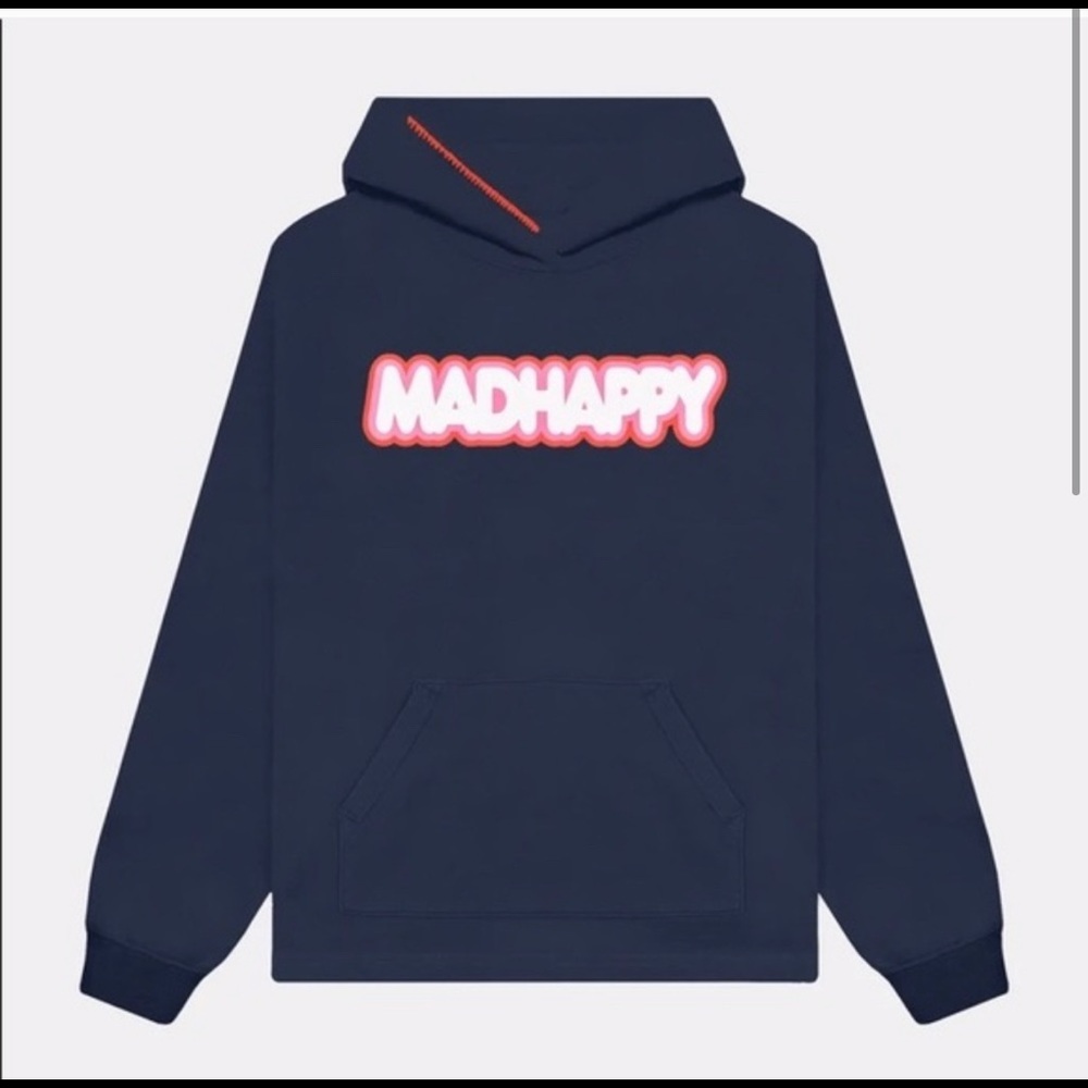 Madhappy Navy Bubblegum Hoodie Size M